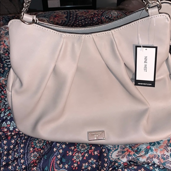 nine west gray purse